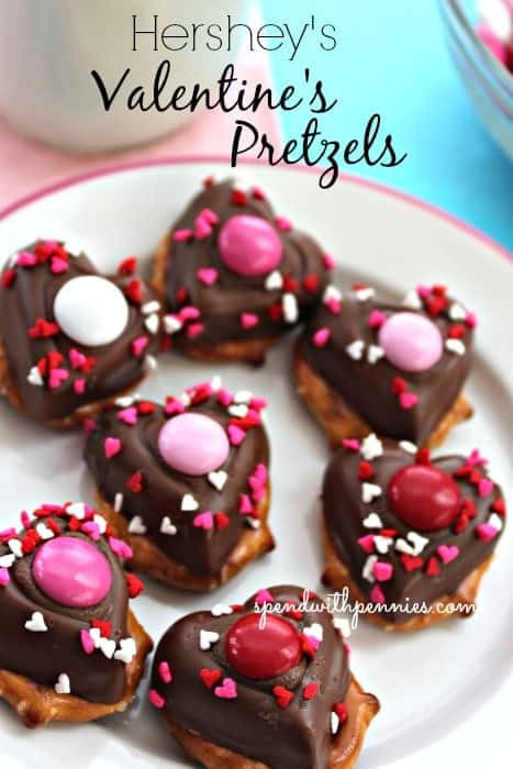 Valentine'S Day Pretzels
 Hershey s Valentine s Pretzels Easy and adorable Spend