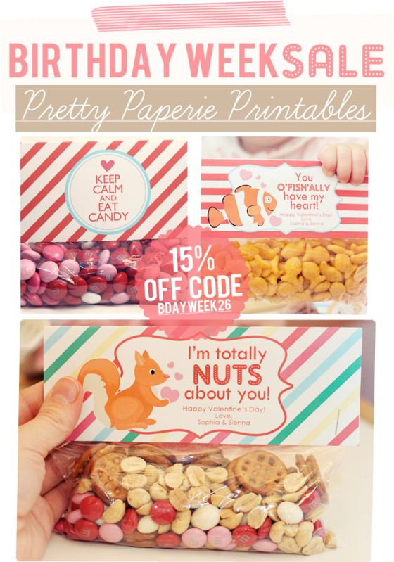 Valentine'S Day Treats &amp; Diy Gift Ideas
 FREE PRINTABLES Mini Garland and "Be Mine " Banner Lots
