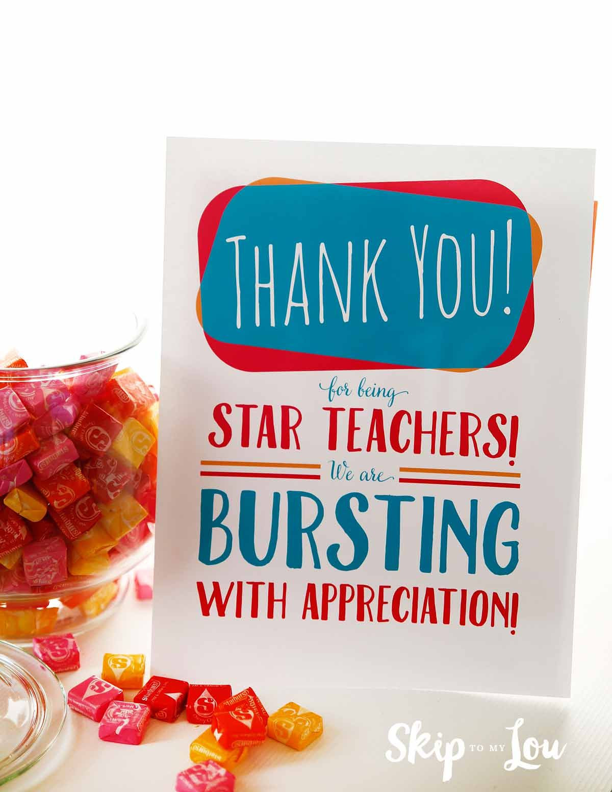 Valentine'S Day Treats &amp; Diy Gift Ideas
 Printable Appreciation Signs For Teacher’s Lounge Skip To