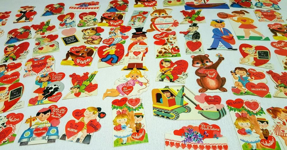 Valentine'S Day Treats &amp; Diy Gift Ideas
 LARGE Lot of Vintage Valentine s Cards & Valentines 40 s