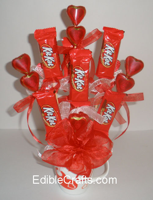 Valentines Candy Gift Ideas
 Valentines t ideas Candy Bouquet DIY from