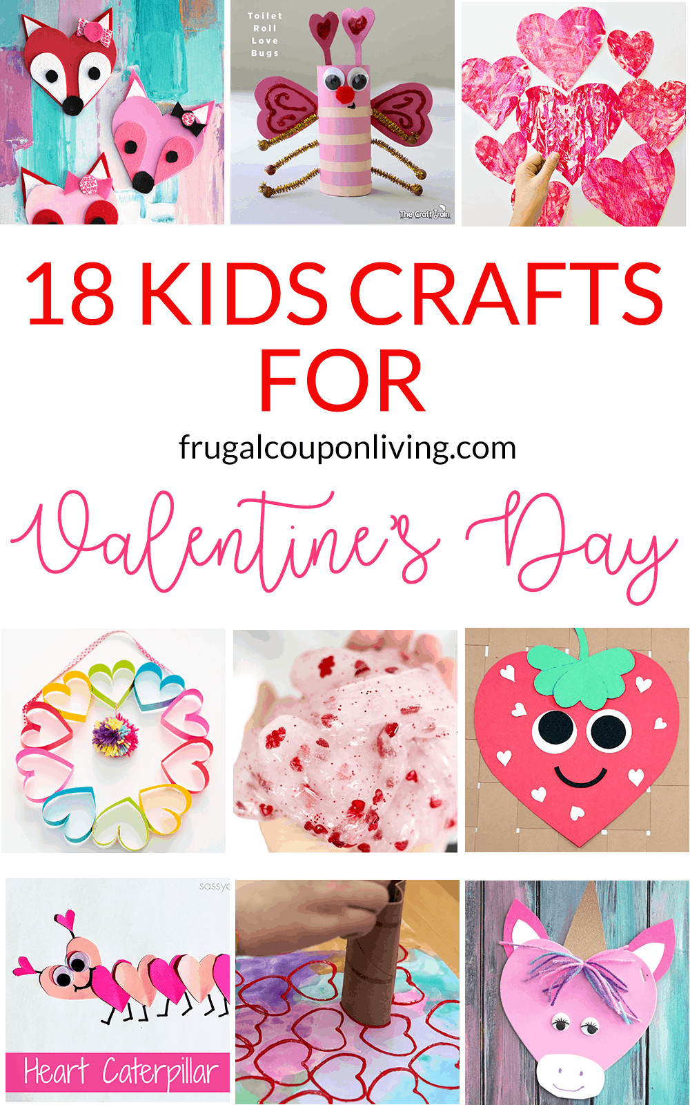 Valentines Craft For Kids
 18 Super Cute DIY Valentines Crafts for Kids