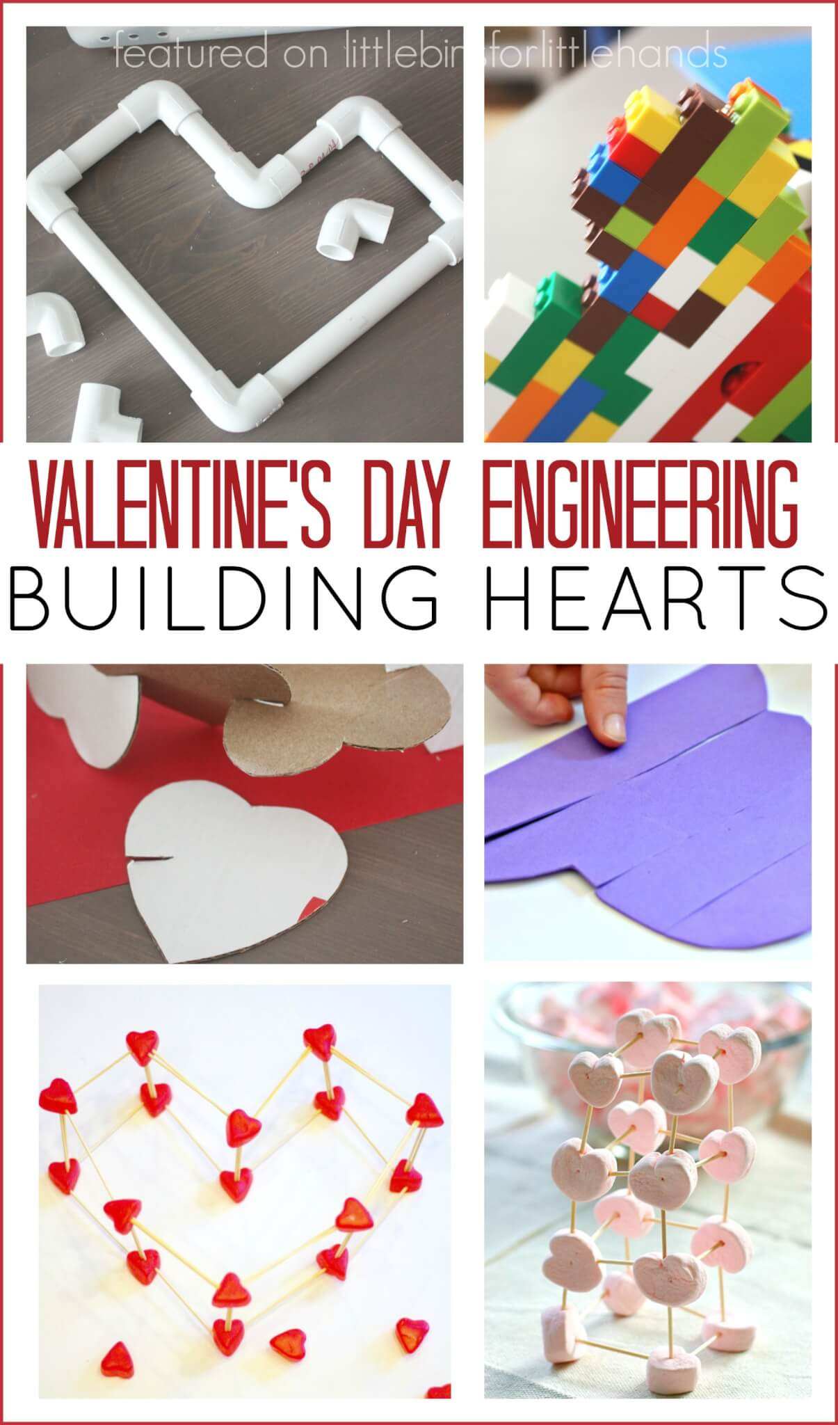 Valentines Day Activities
 Building Hearts Valentines Day Activities