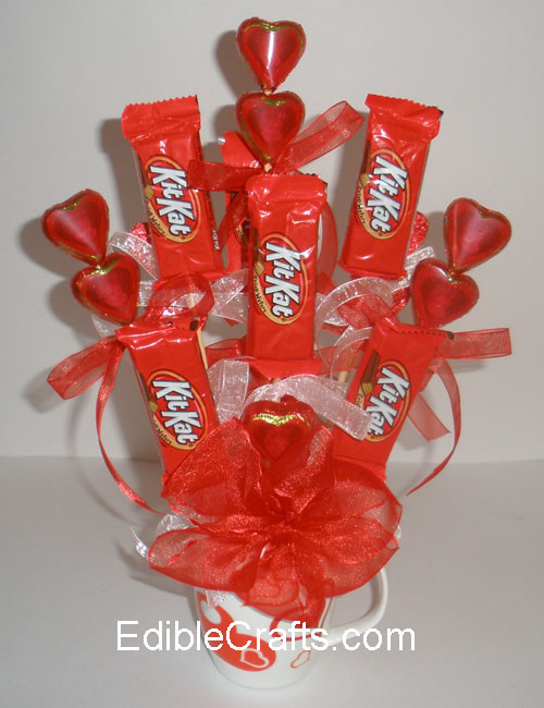 Valentines Day Candy Gift Ideas
 Valentines t ideas Candy Bouquet DIY from