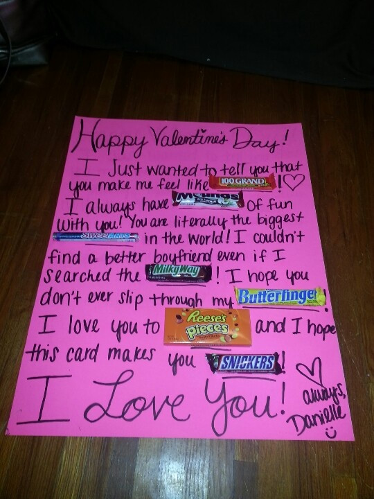 Valentines Day Cards With Candy
 17 Best images about Candy cards on Pinterest