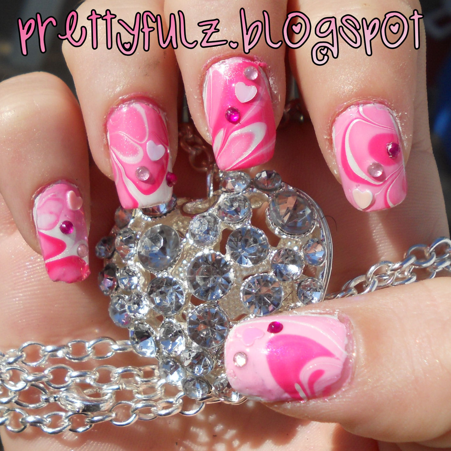 Valentines Day Nail Designs
 Prettyfulz VALENTINE S DAY NAIL ART DESIGN