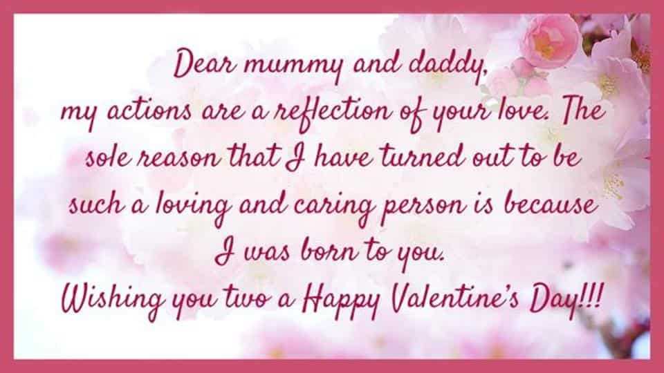 Valentines Day Quotes For Parents
 Valentine’s Day 2019 Whatsapp messages and wishes for