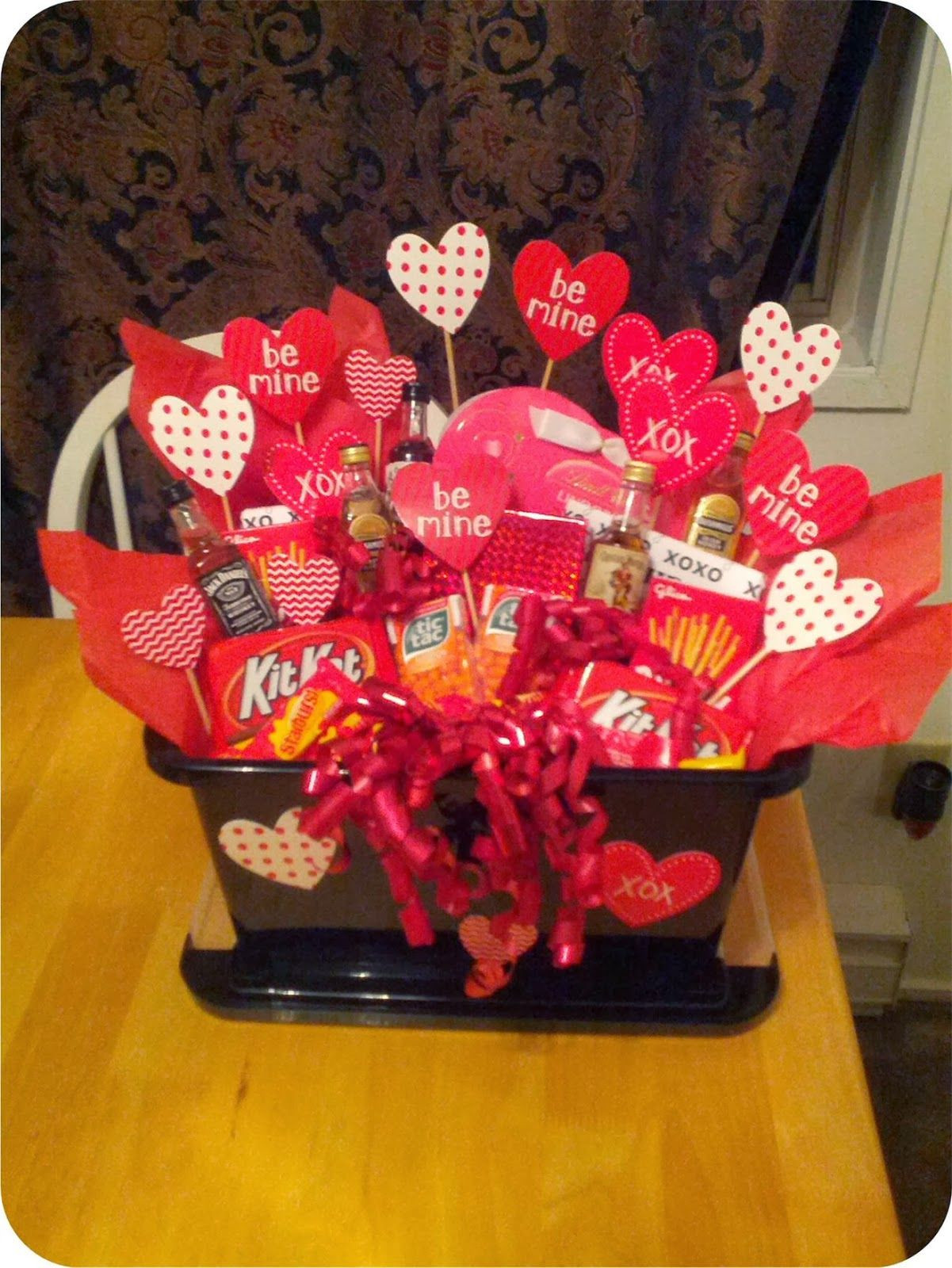 Valentines Gift Baskets Ideas
 Trial By Oven Valentine s Day Gift Basket for Him