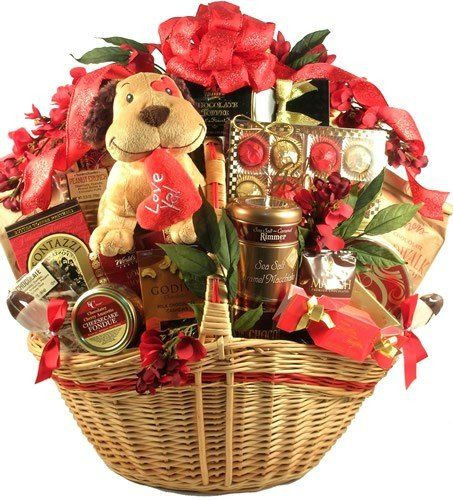 Valentines Gift Baskets Ideas
 33 best valentine t basket images on Pinterest