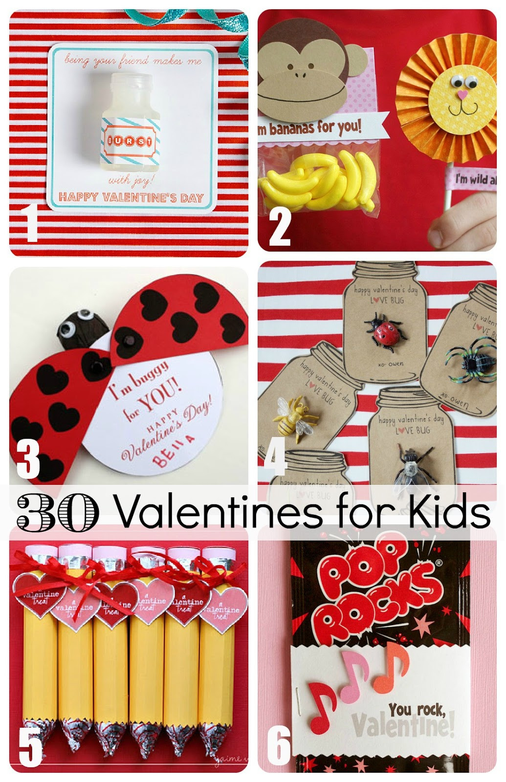 Valentines Gift Ideas For Toddlers
 30 Valentines for Kids from Creative to Downright Easy