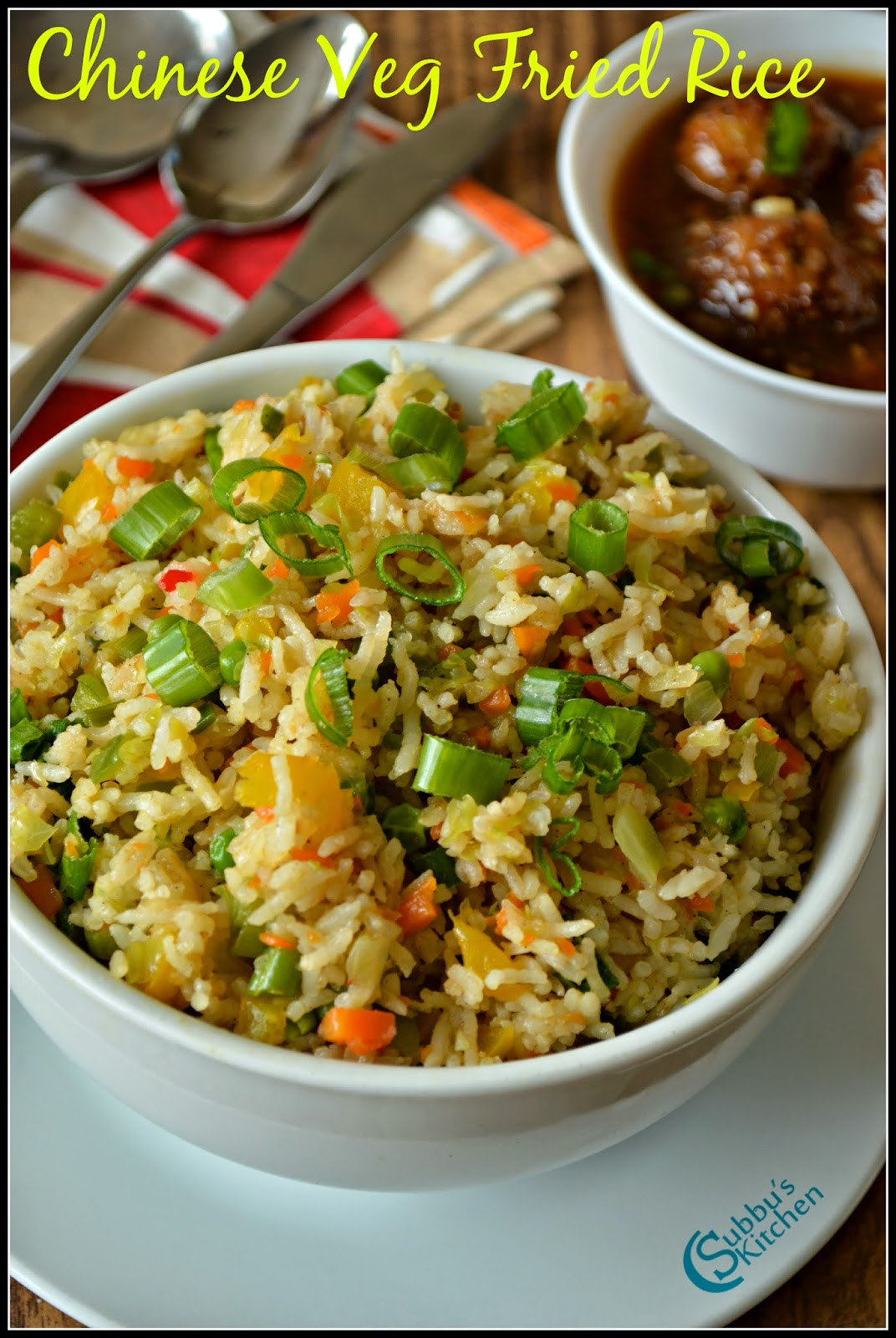 Veg Chinese Food Recipes
 Chinese Ve able Fried Rice Recipe