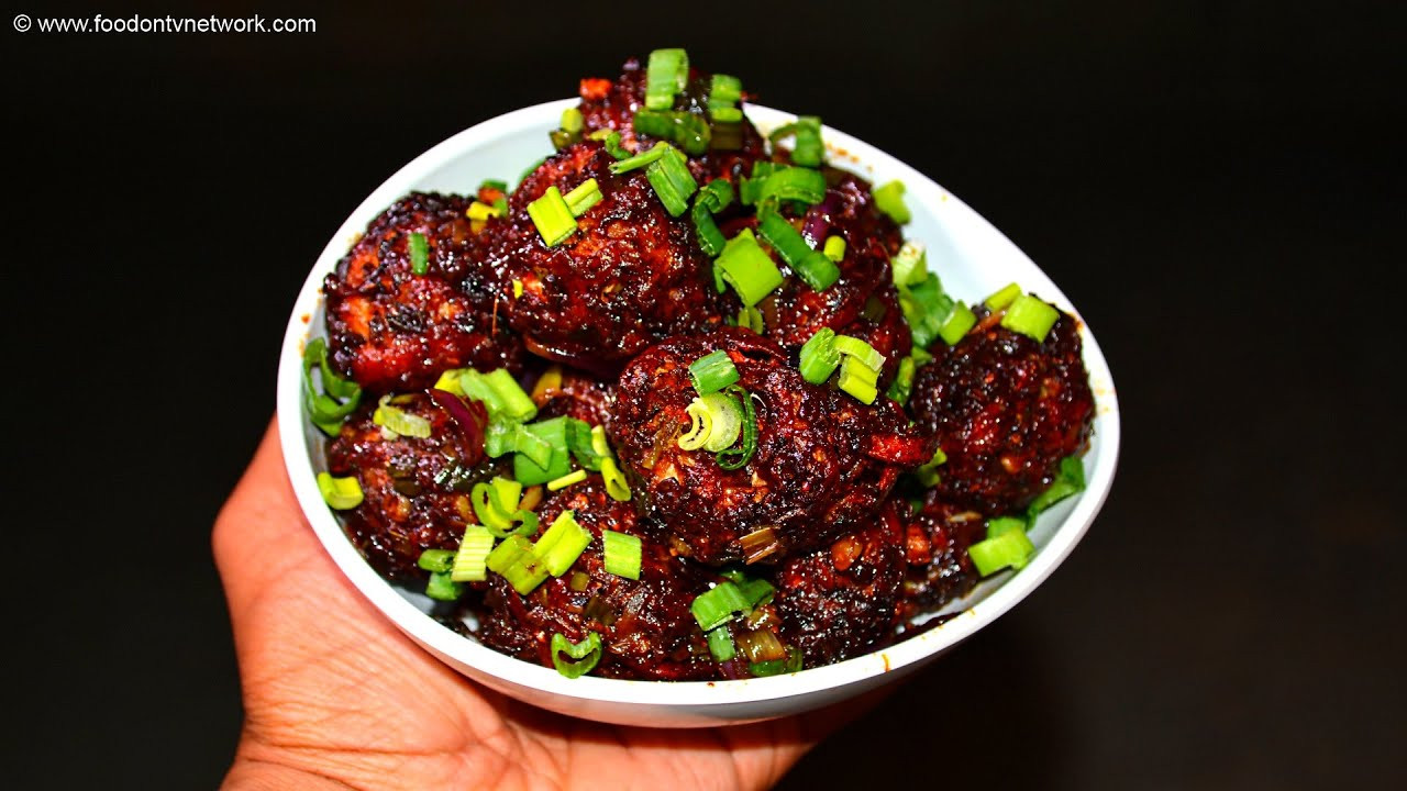 Veg Chinese Food Recipes
 Veg Manchurian Manchurian Dry recipe