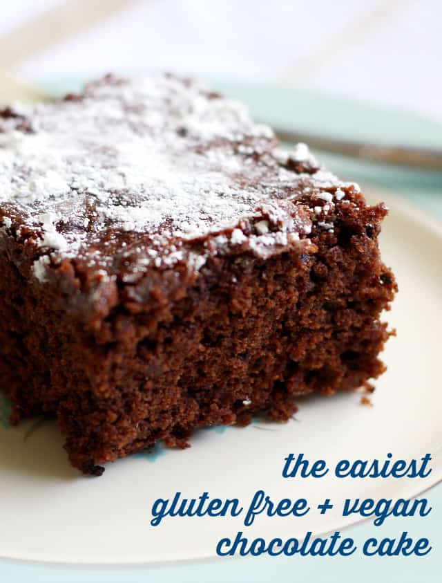 Vegan Cake Recipes Easy
 The Easiest Gluten Free and Vegan Chocolate Cake The