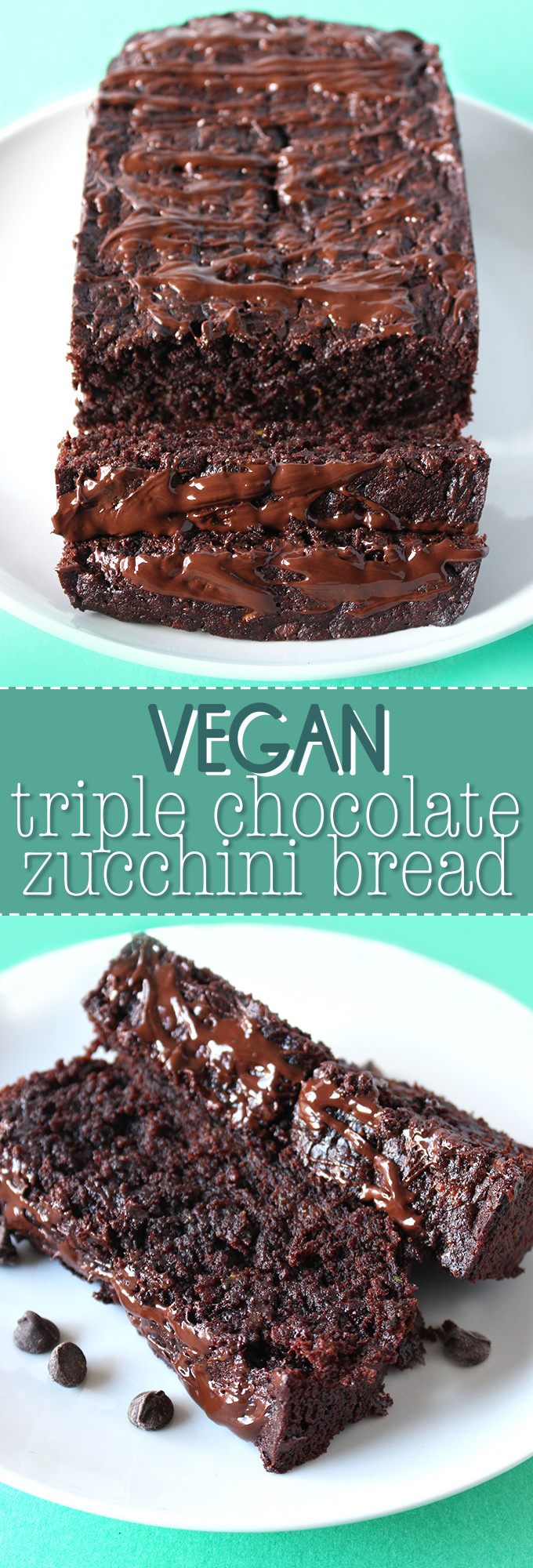 Vegan Chocolate Zucchini Bread
 Vegan Triple Chocolate Zucchini Bread Sweet Like Cocoa