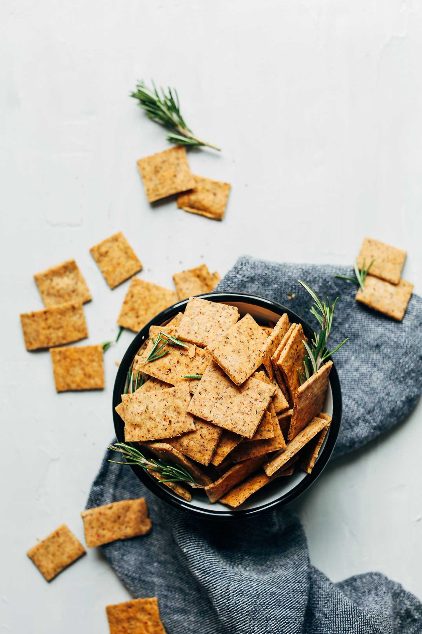 Vegan Crackers Recipe
 1 Bowl Vegan Gluten Free Crackers