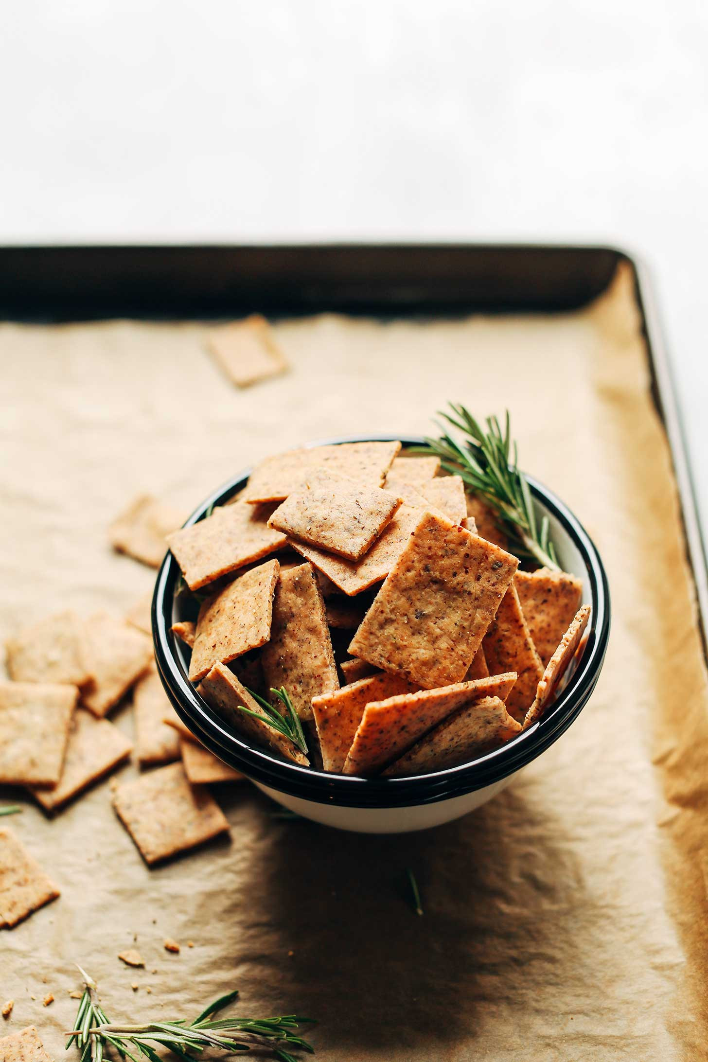 Vegan Crackers Recipe
 1 Bowl Vegan Gluten Free Crackers