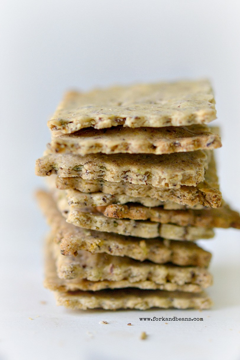 Vegan Crackers Recipe
 Gluten Free Vegan Crackers Fork and Beans