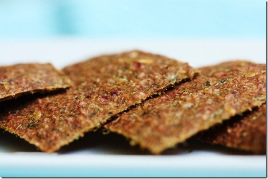 Vegan Crackers Recipe
 Pretty in Pink Crackers Raw and Vegan