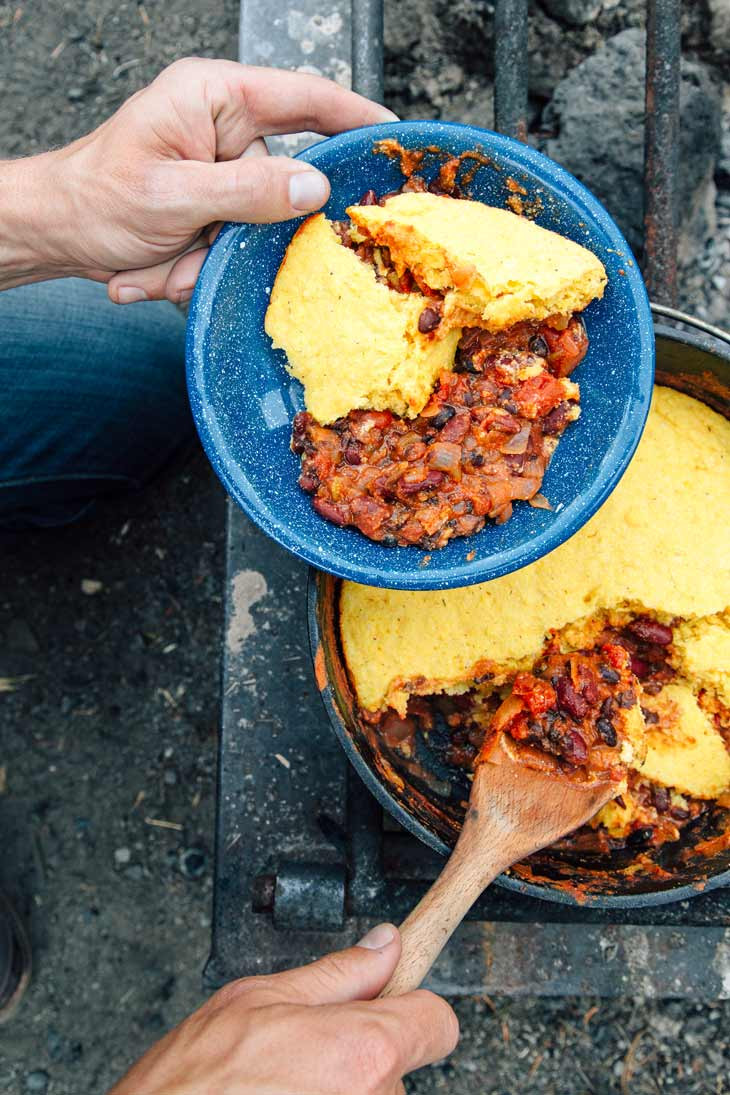 Vegan Dutch Oven Recipes
 Dutch Oven Ve arian Chili & Cornbread