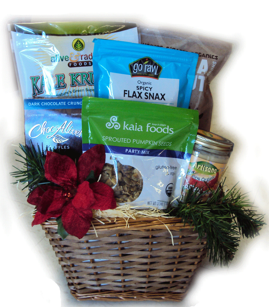 Vegan Gift Basket Ideas
 Raw Food Christmas Gift Basket vegan and gluten free