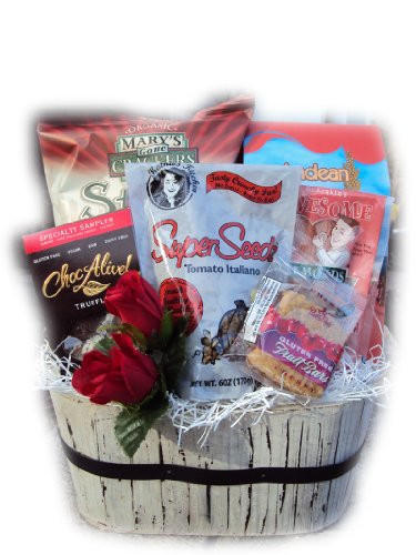 Vegan Gift Basket Ideas
 My Vegan Valentine Healthy Gift Basket FindGift