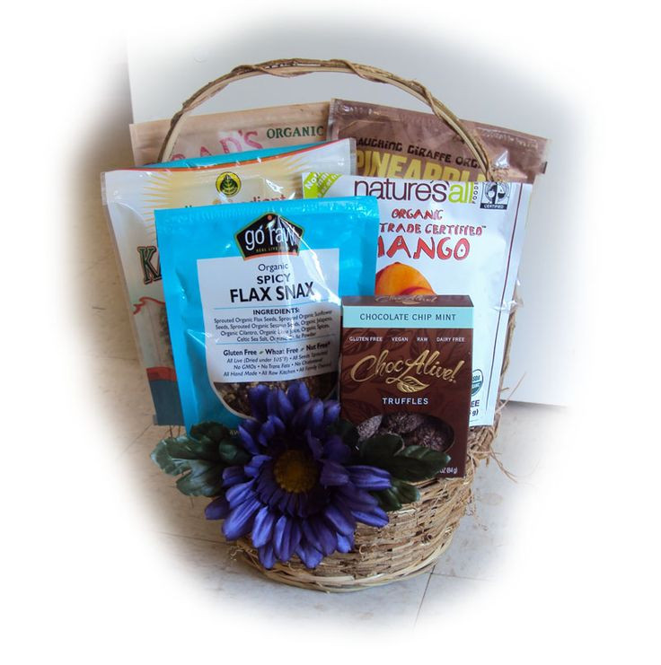 Vegan Gift Basket Ideas
 Raw Food Vegan Snack Basket