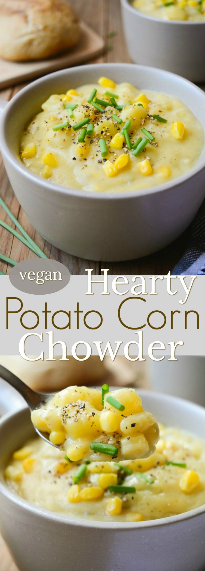 Vegan Potato Corn Chowder
 Vegan Potato Corn Chowder