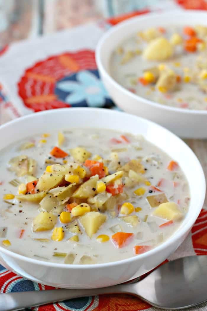 Vegan Potato Corn Chowder
 Vegan Potato Corn Chowder Instant Pot Veggies Save The Day