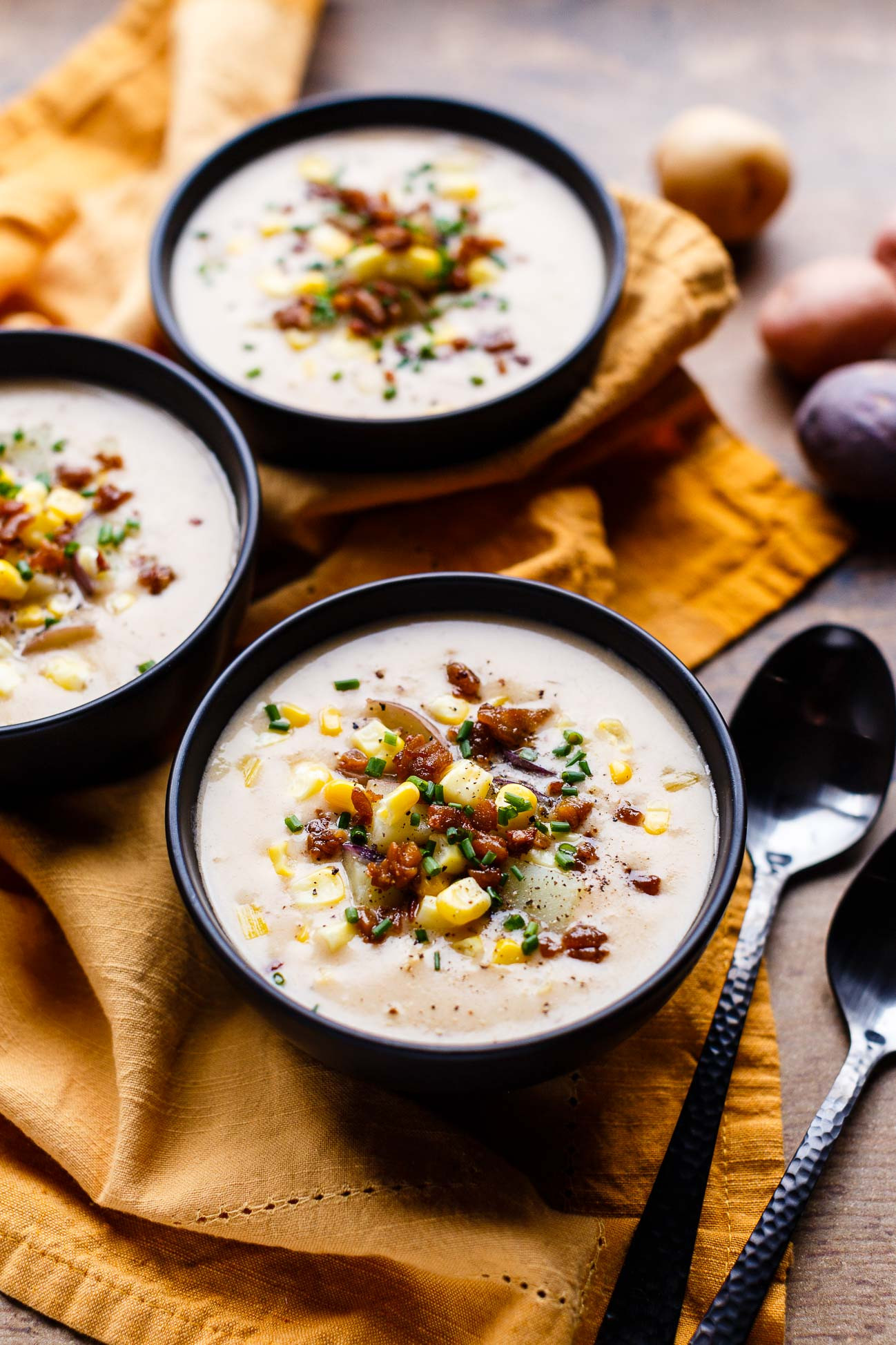 Vegan Potato Corn Chowder
 Vegan Instant Pot Little Potato & Corn Chowder I LOVE VEGAN