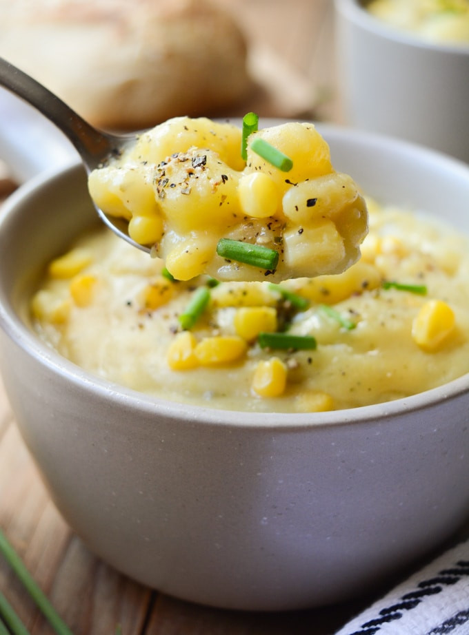 Vegan Potato Corn Chowder
 Vegan Potato Corn Chowder