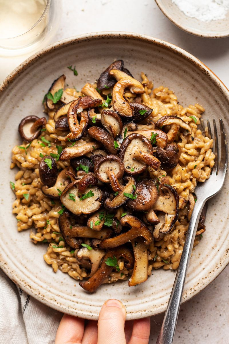 Vegan Risotto Recipe
 Vegan mushroom risotto Recipe