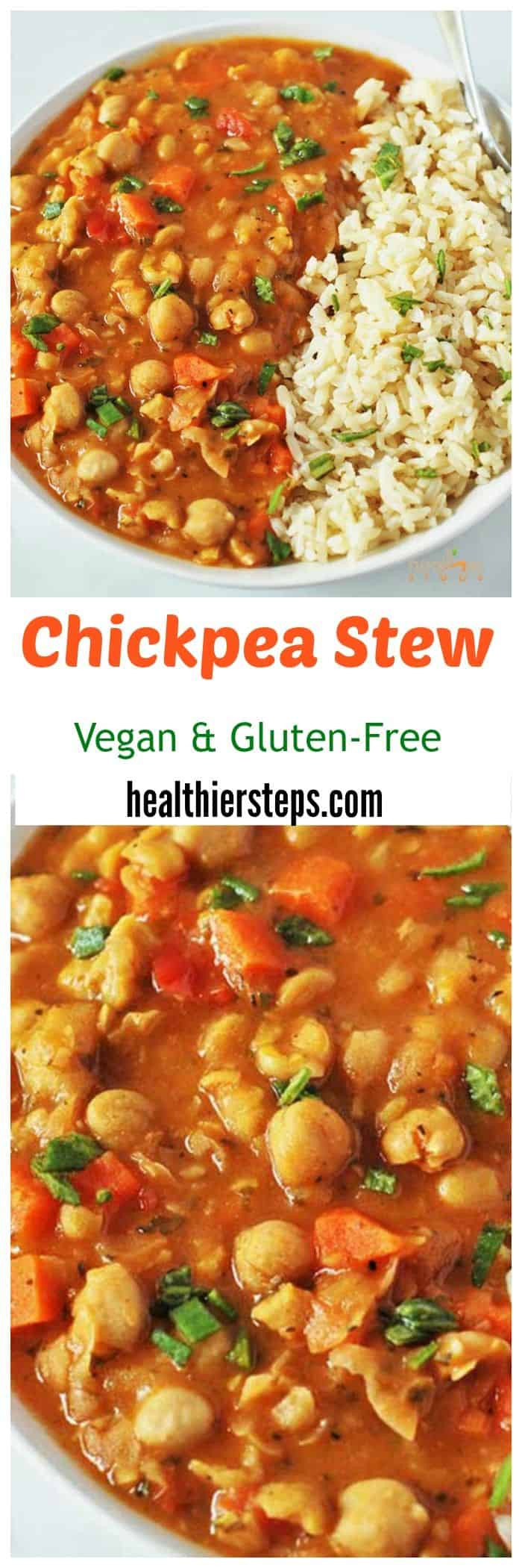 Vegetarian And Gluten Free Recipes
 Chickpea Stew Vegan Gluten free