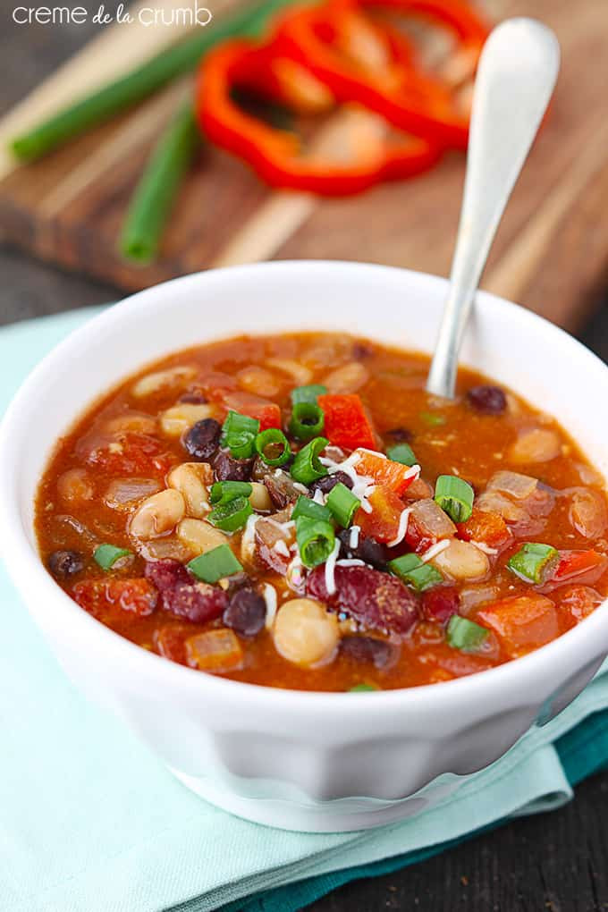 Vegetarian Chili With Beans
 Recipes we love FIVE BEAN VEGETARIAN CHILI