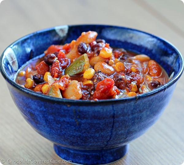 Vegetarian Chilli Recipes
 Ve arian Chili Very Quick and Easy