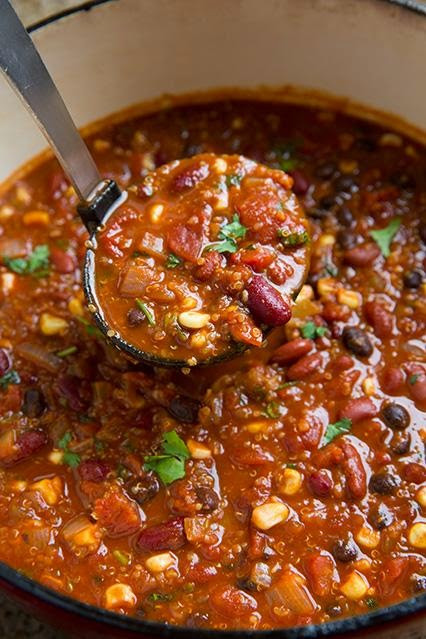 Vegetarian Chilli Recipes
 Cooking Pinterest Ve arian Quinoa Chili Recipe