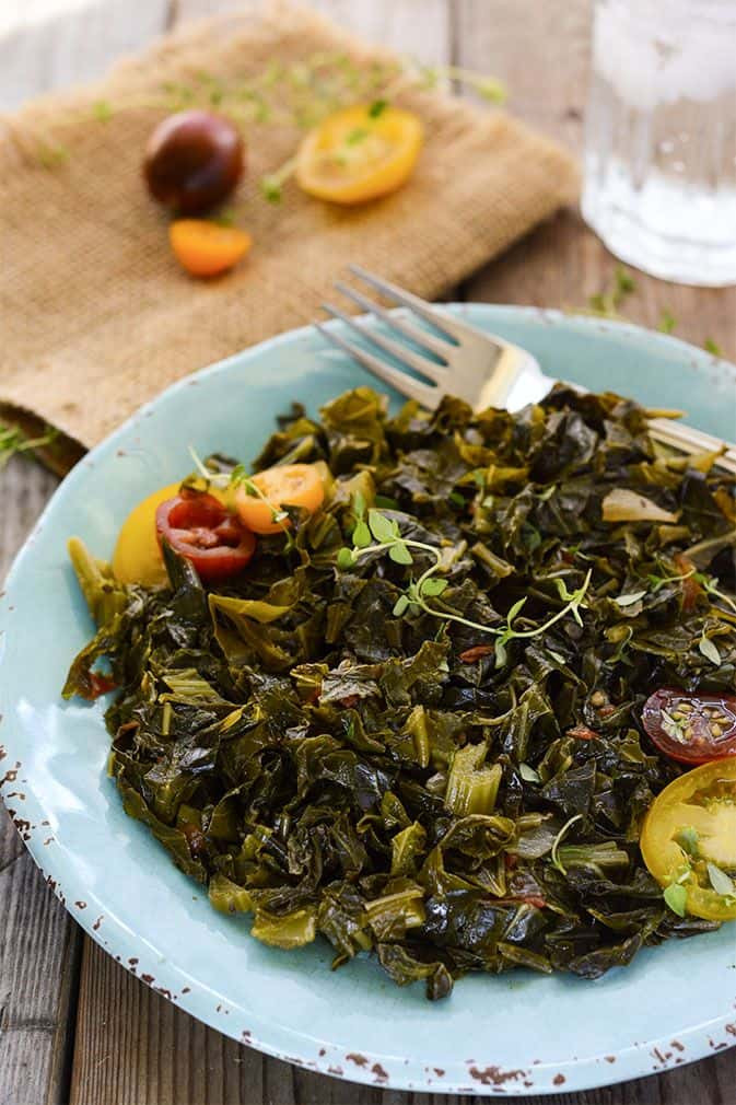 Vegetarian Collard Greens Recipe
 Vegan Southern Style Collard Greens Healthier Steps