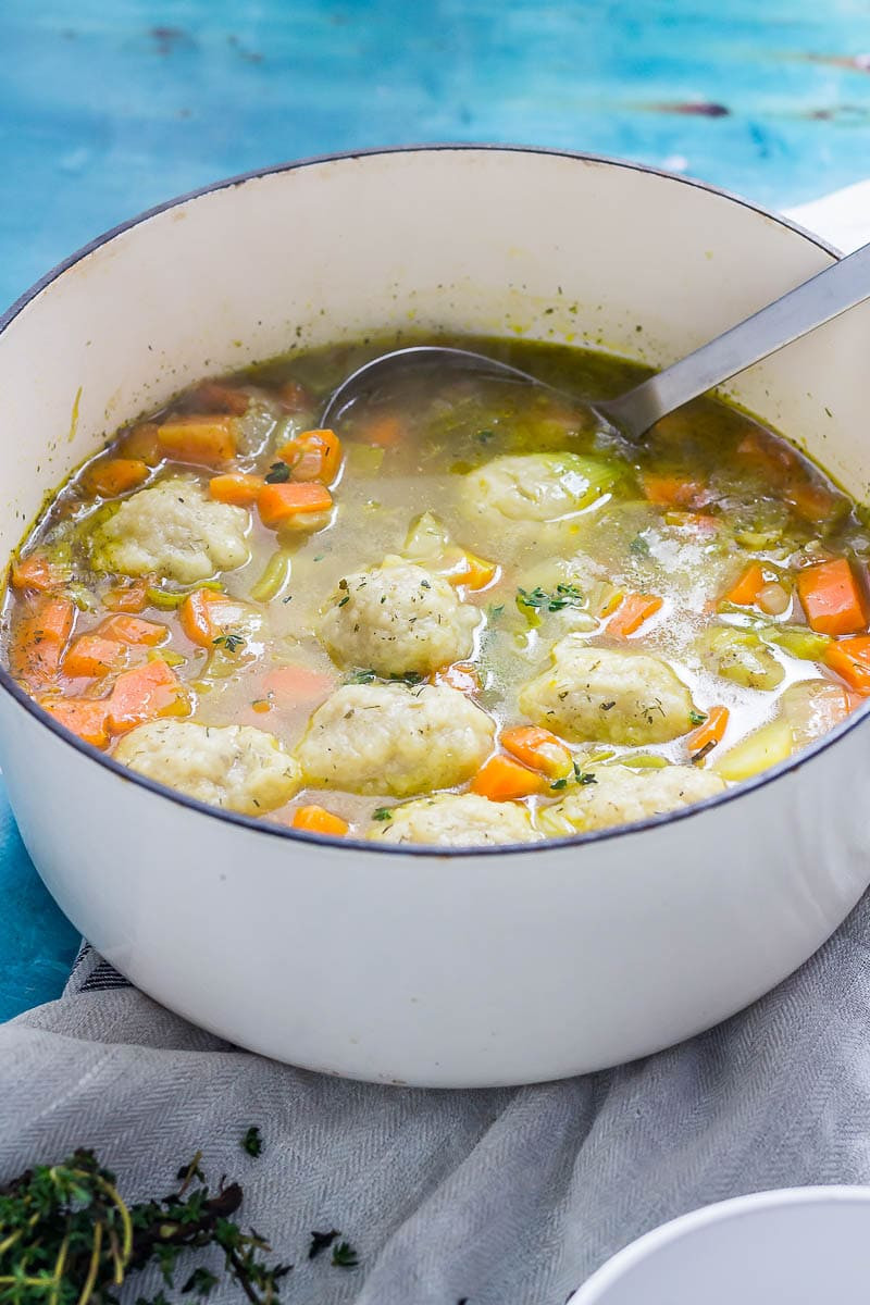 Vegetarian Dumplings Recipe
 Ve able Soup with Ve arian Dumplings • The Cook Report