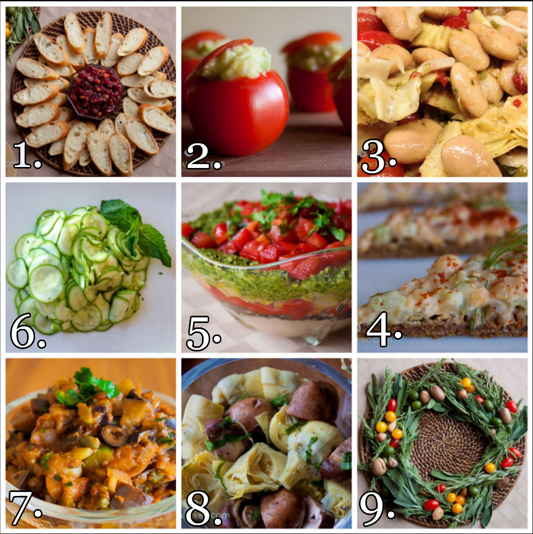 Vegetarian Holiday Appetizers
 A Holiday Appetizer Roundup Vegan & Ve arian Cooking