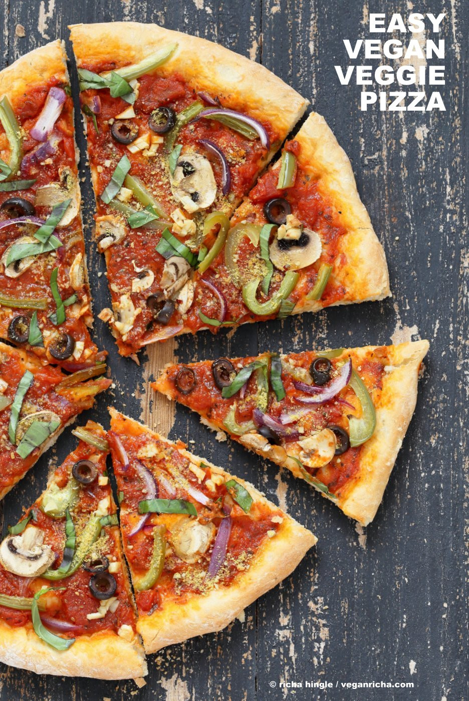 Vegetarian Pizza Recipes
 Easy Veggie Vegan Pizza with 20 minute Crust Vegan Richa