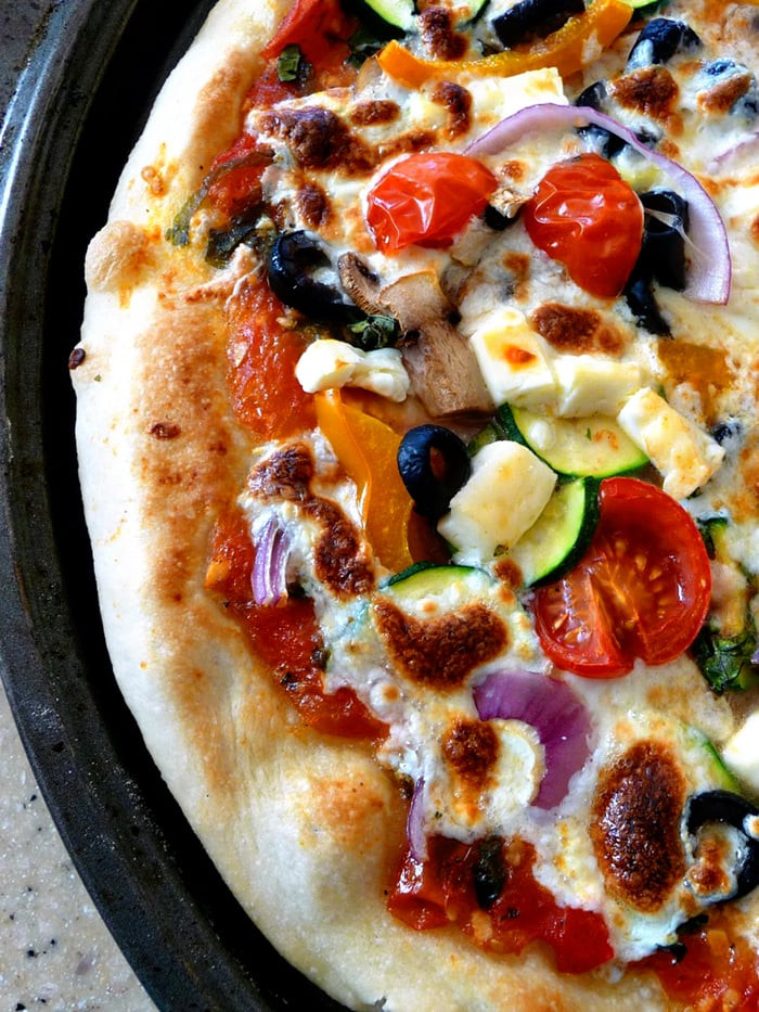Vegetarian Pizza Recipes
 Supreme Ve arian Pizza So Easy