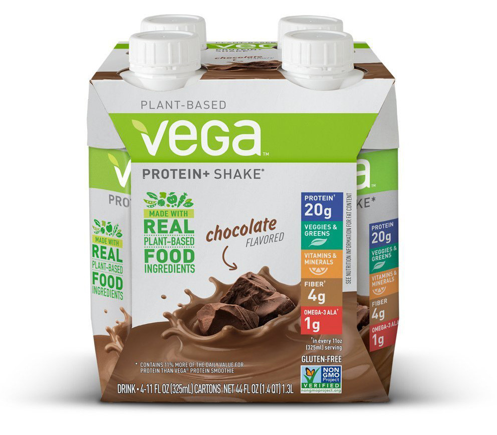 Vegetarian Protein Drink
 Vega Plant Based Chocolate Vegan Protein Shake 20 g 4