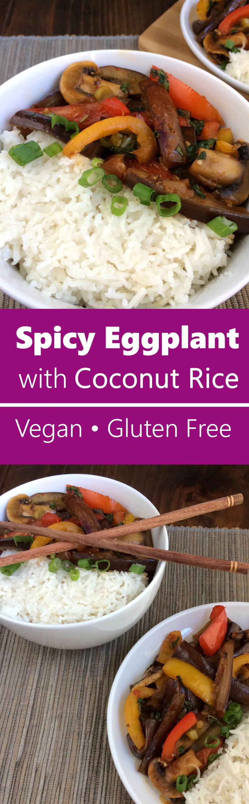 Vegetarian Recipes For Baby
 Spicy Eggplant with Coconut Rice Recipe Vegan Gluten Free