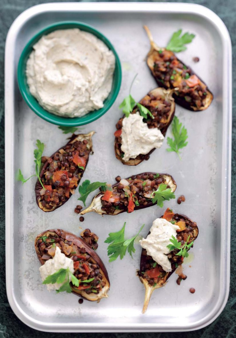 Vegetarian Recipes For Baby
 Stuffed Baby Aubergines Ve arian Recipe