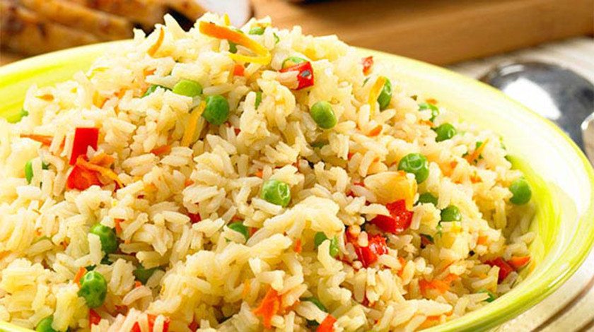 Vegetarian Rice Pilaf
 Mixed Ve able Rice Pilaf