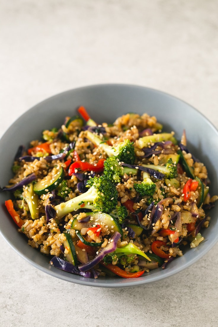 Vegetarian Stir Fry Recipes Easy
 Brown Rice Stir Fry with Ve ables Simple Vegan Blog