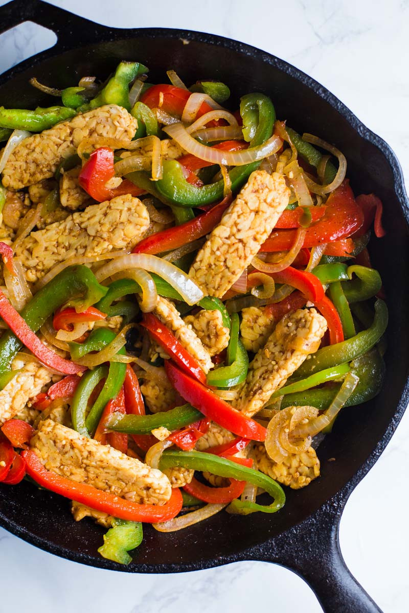 Vegetarian Tempeh Recipes
 Easy Tempeh Fajitas