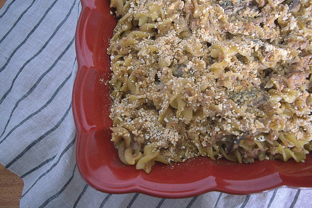 Vegetarian Tuna Noodle Casserole
 Vegan "Tuna" Noodle Casserole