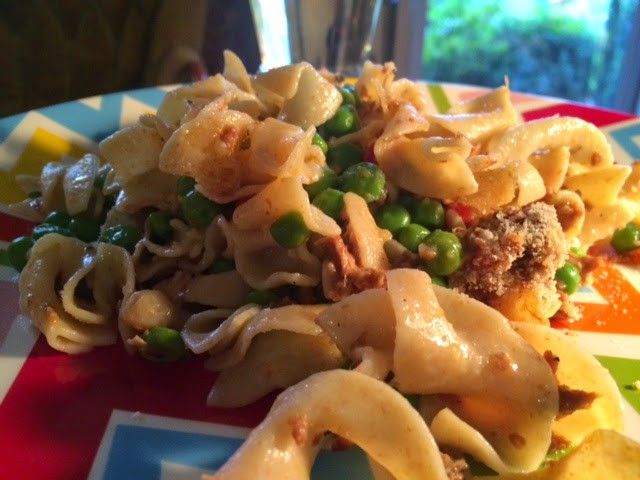 Vegetarian Tuna Noodle Casserole
 The Kitchen Recessionista New Recipe Vegan “Tuna” Noodle