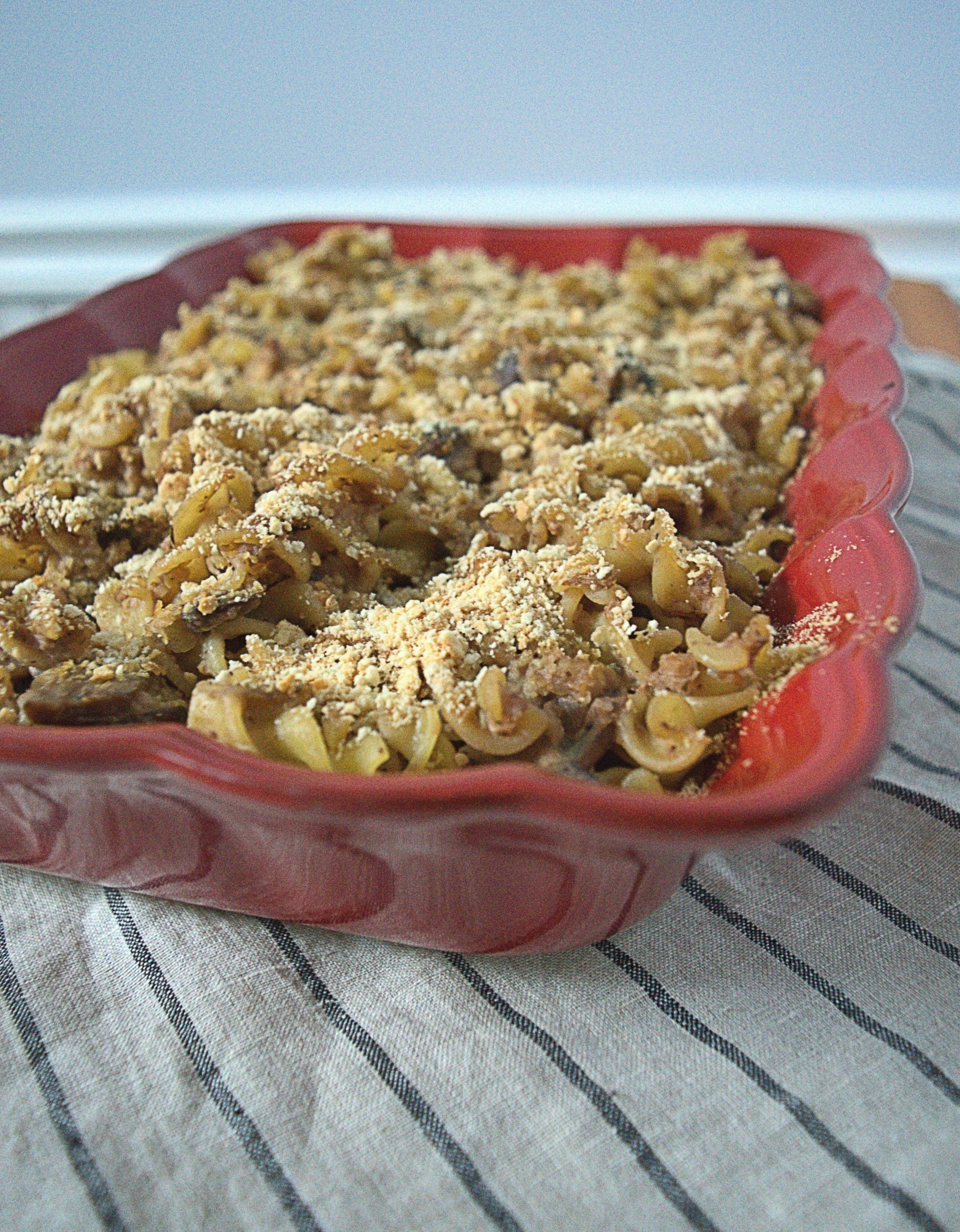 Vegetarian Tuna Noodle Casserole
 Vegan “Tuna” Noodle Casserole Recipe