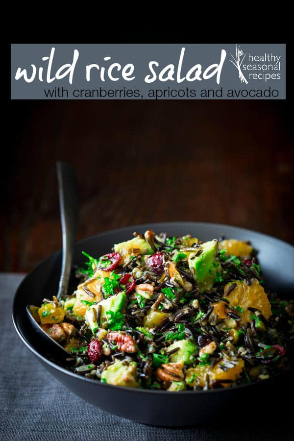 Vegetarian Wild Rice Recipes
 wild rice salad with cranberries apricots and avocado